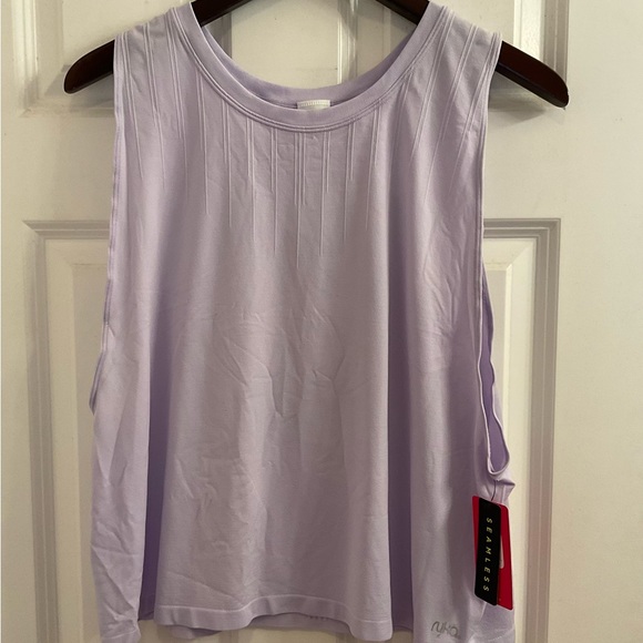 Ryka Seamless Cropped Tank Top - NWT - Size XL - Purple - Picture 4 of 11